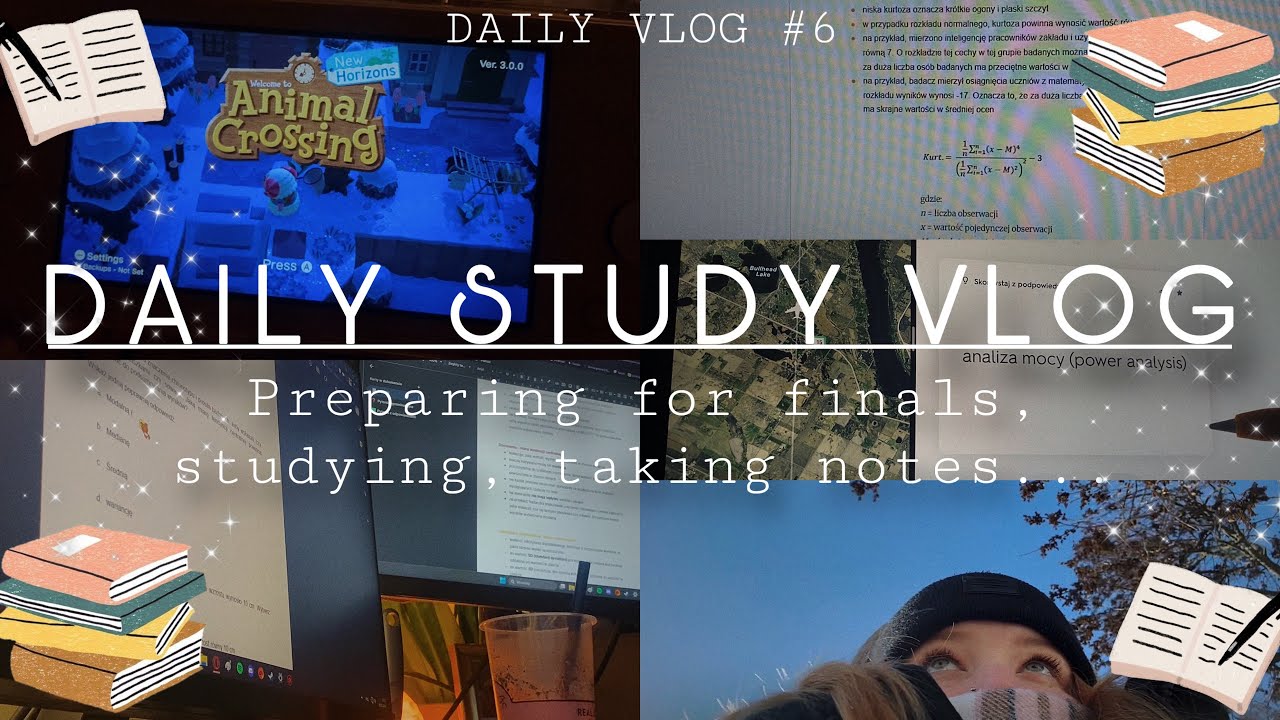 preparing for finals and studying ☆ | daily vlog