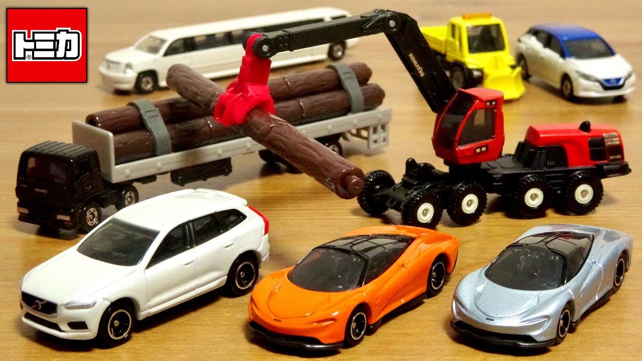 ロングトミカ最高！？ トミカ2019年12月新作新車両 今年を締めくくる絶妙なラインナップ！マクラーレン Speedtail(初回特別仕様)・ボルボ XC60・コマツ ハーベスタ 931XC