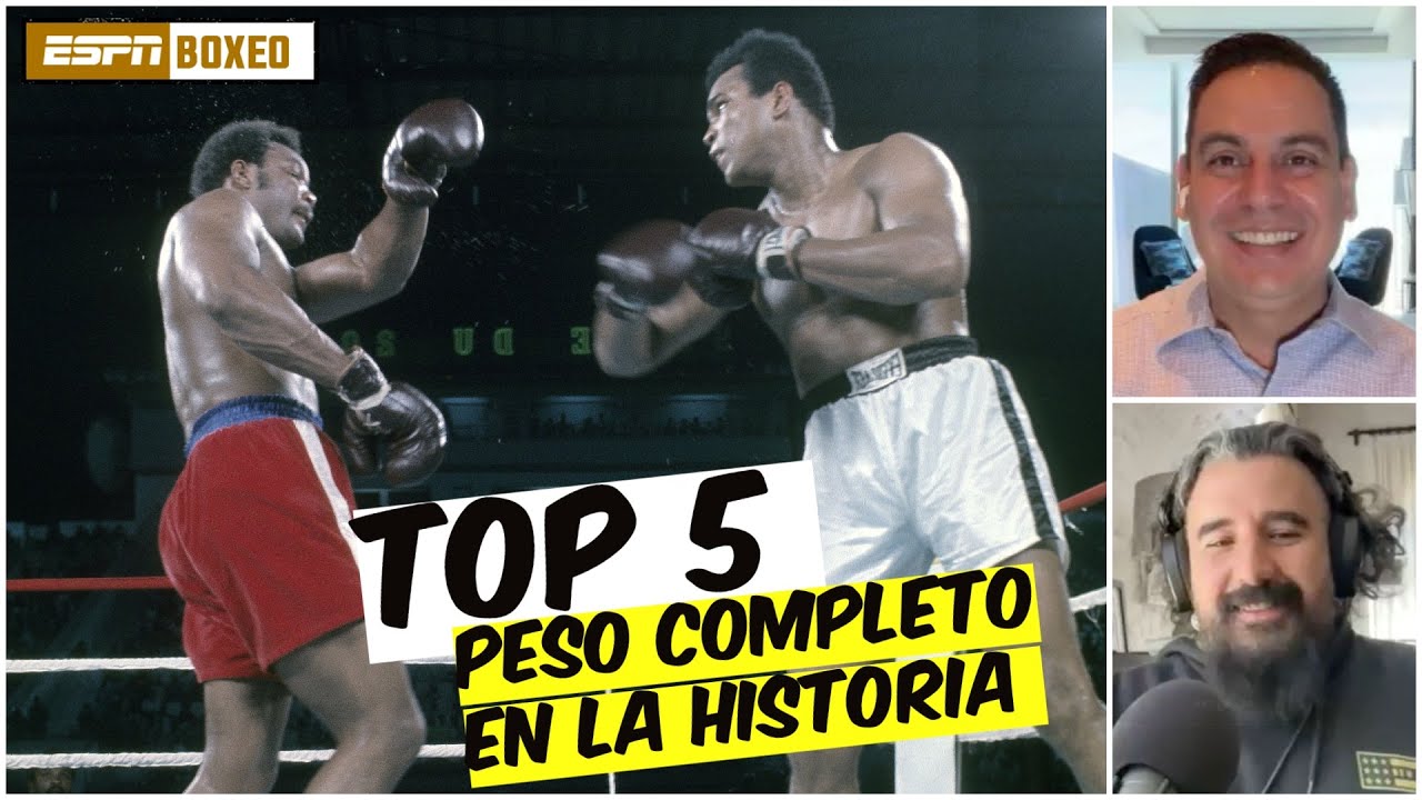 GEORGE FOREMAN adiós a un GIGANTE del Boxeo Mundial. TOP 5 pesos completos | ESPN Boxeo