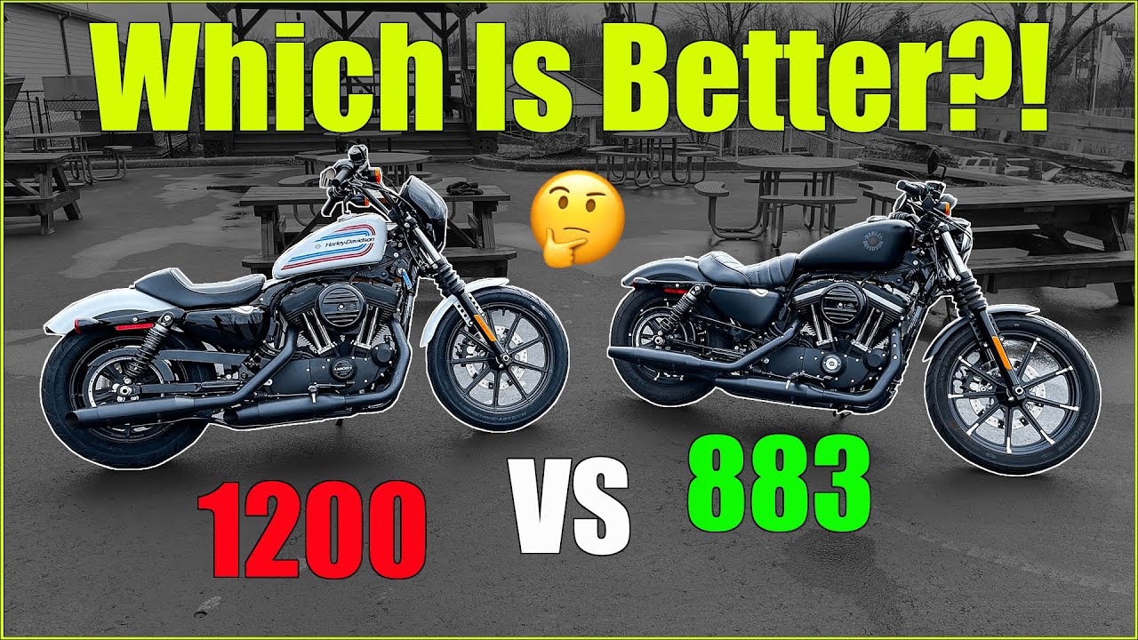 2021 Sportster 1200 vs Iron 883 Review | Battle of the Harley Davidsons | Best Beginner Motorcycle?!