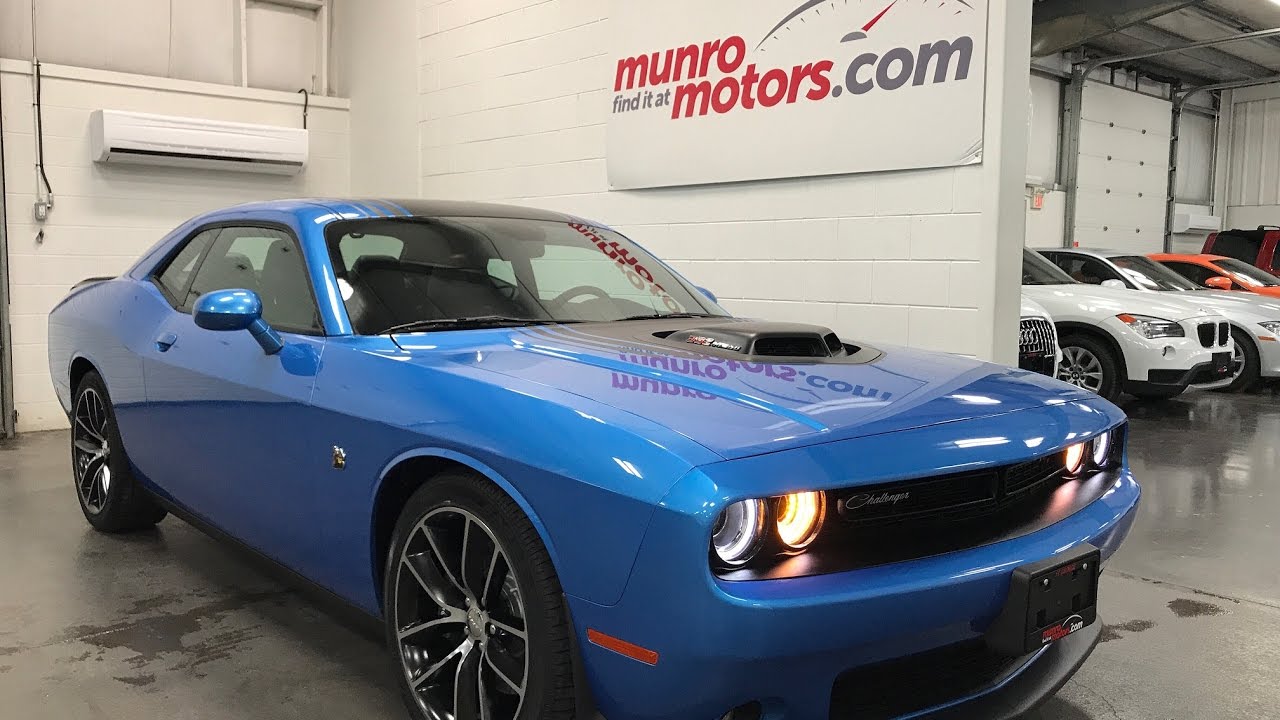 2016 Dodge Challenger  SOLD SOLD SOLD Scat Pack Shaker 392 6.4 ltr Sunroof 10,000 kms Munro Motors