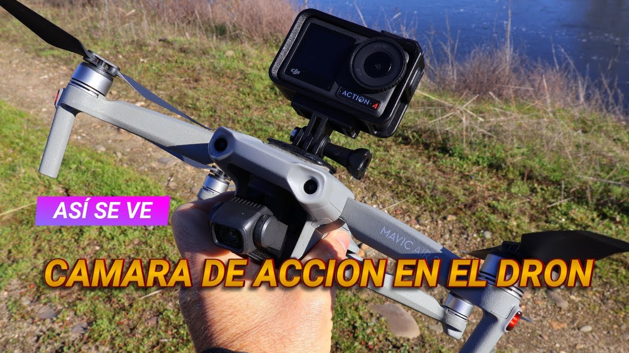 Instalar CÁMARA de ACCIÓN en un dron 