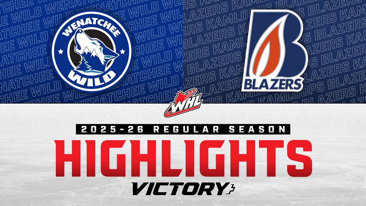 Wenatchee Wild at Kamloops Blazers 01/17 | WHL Highlights 2025-26
