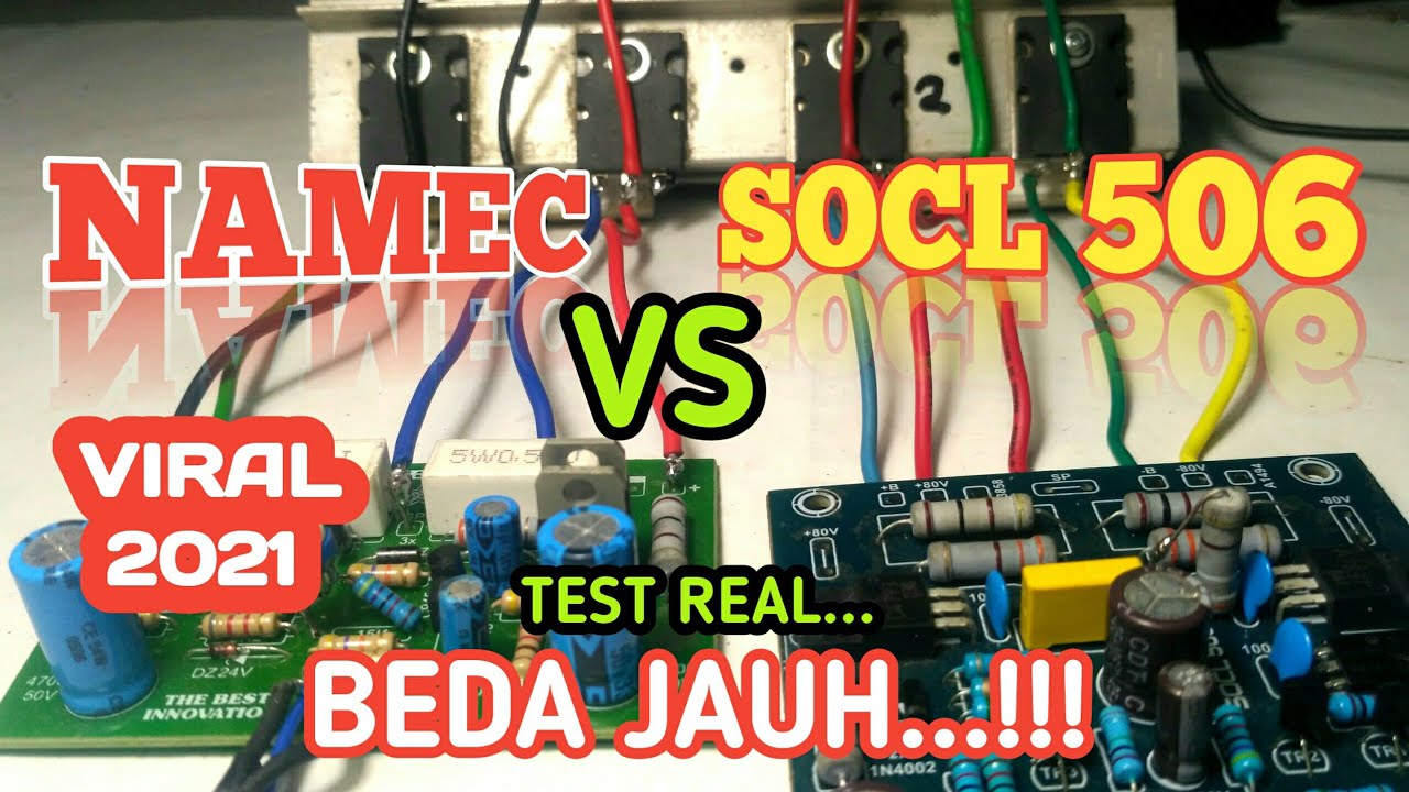 NAMEC 700 Вт VS SOCL 506. Тест характеристик драйвера питания