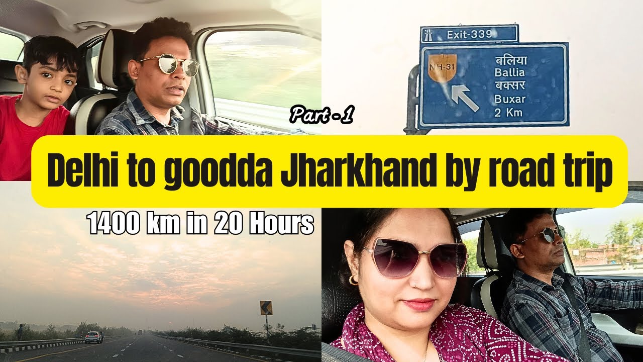 Delhi To Jharkhand Road Trip by Car Part-1 | Travel Vlog