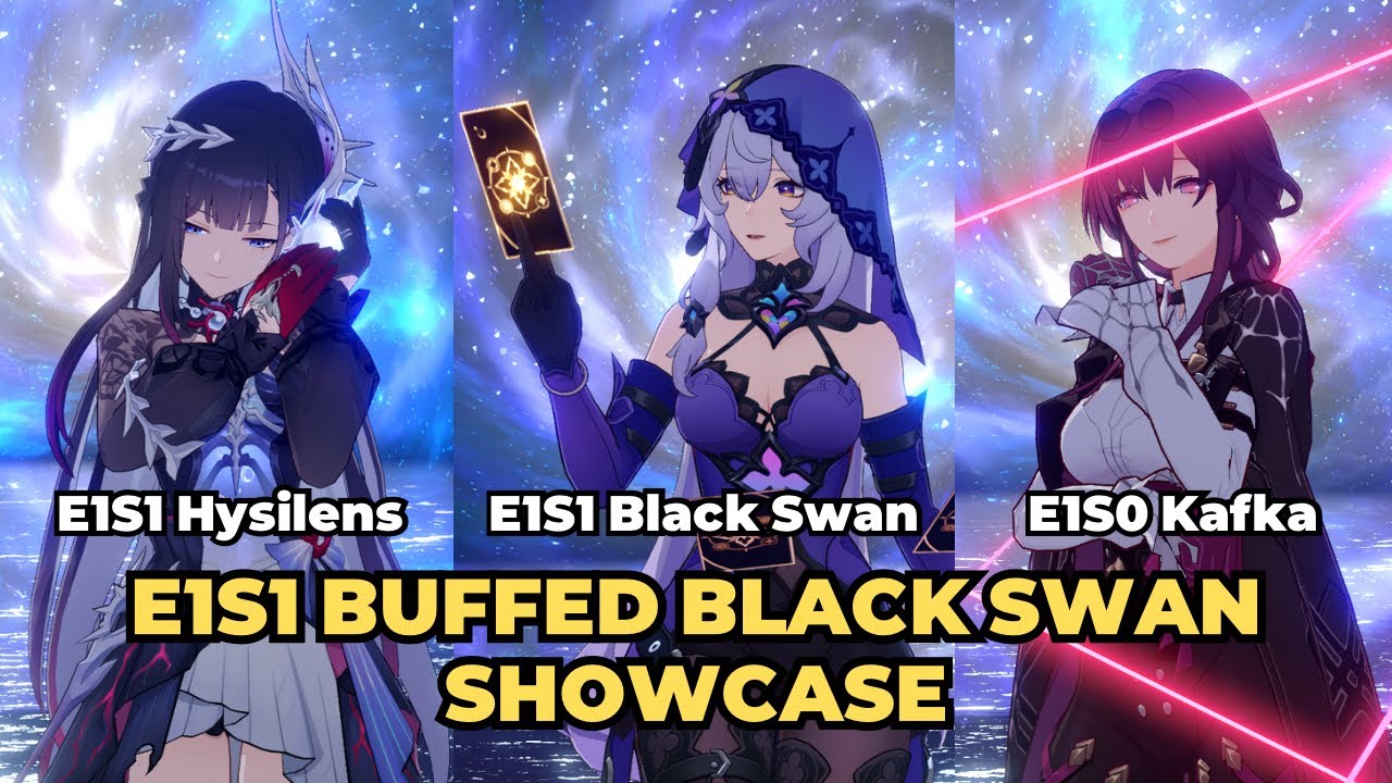 Buffed Black Swan showcase in all endgame contents | Honkai: Star Rail