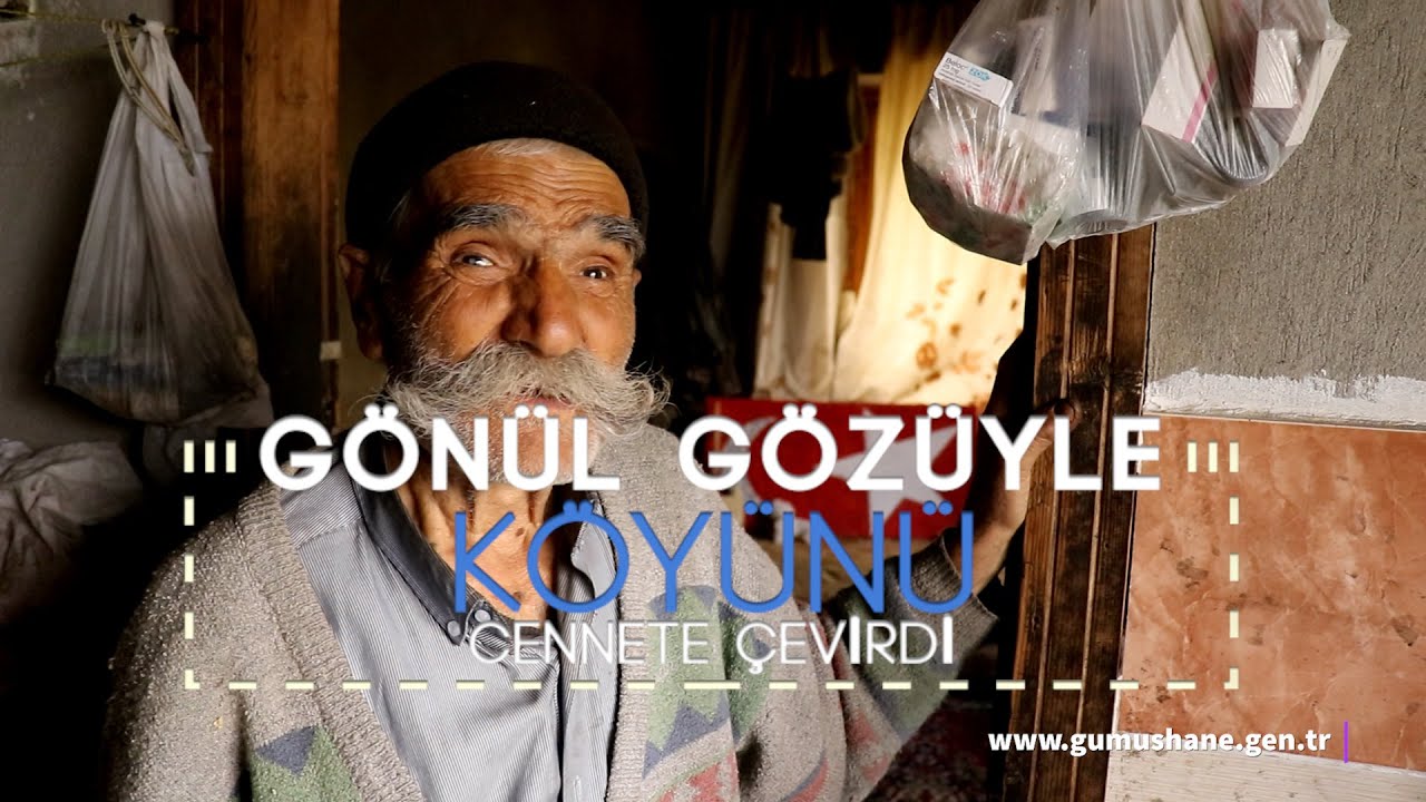 Gönül gözüyle köyünü cennete çevirdi