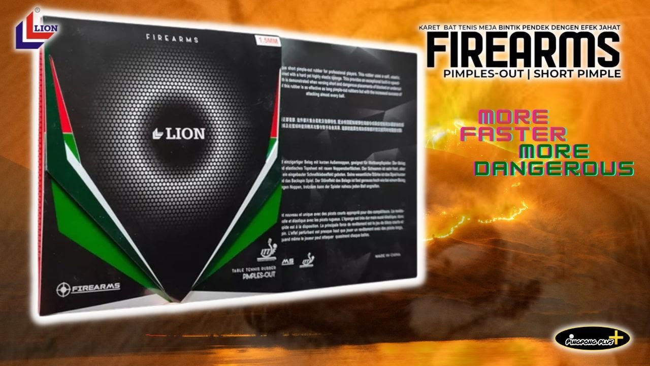 Lion FIREARMS || Faster and More Dangerous Short Pimple Rubber