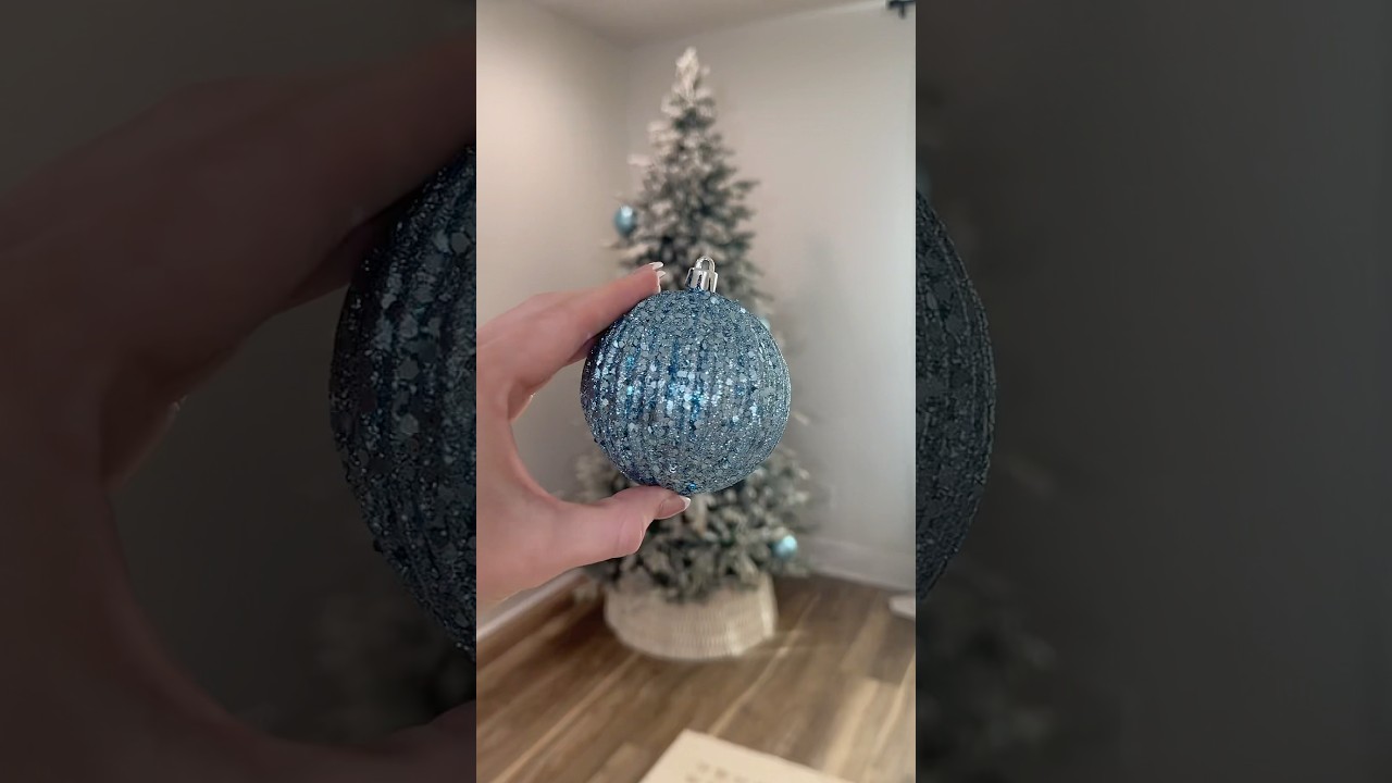 Blue Christmas tree! 