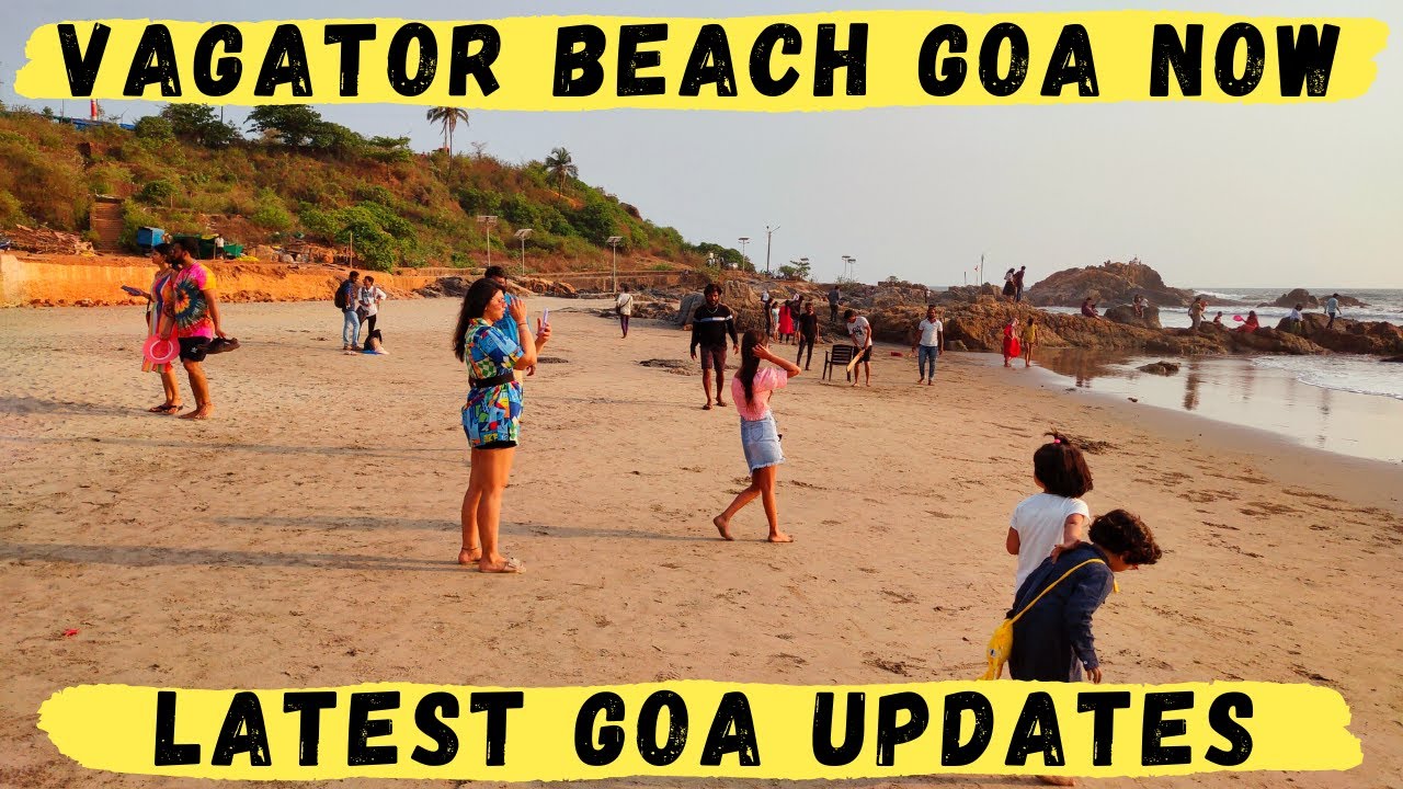 Vagator Beach Market To Vagator Beach Goa | Beach Shacks | Water Sports Update | Goa Vlog