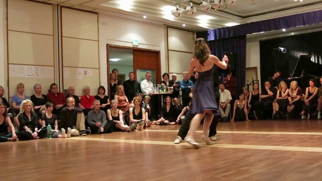Tango auf der Winterinsel 2014. Auftritt von Judith und Constantin