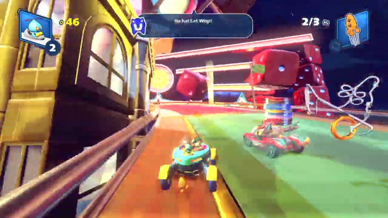 Chao gameplay in Standard Grand Prix 1 - Team Sonic Racing