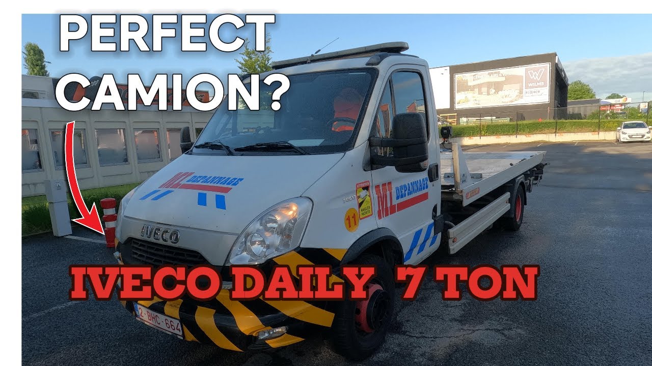 IVECO DAILY 70C17 CAMION 7 TON DÉPANNEUSE KAROTREC REVIEW