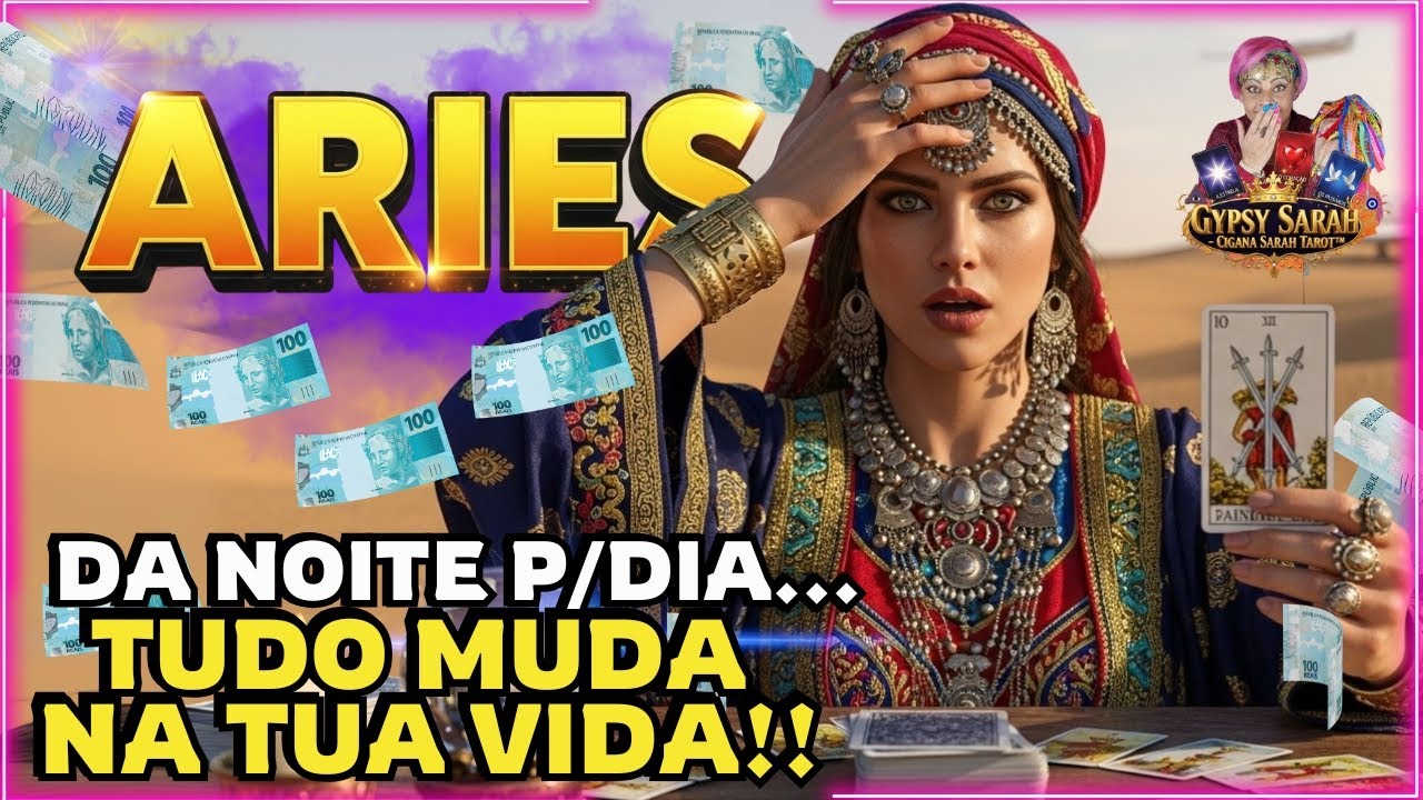 ÁRIES, É URGENTE!! TUDO ISSO VAI ACONTECER EM TUA VIDA NAS PRÓX. HORAS!!