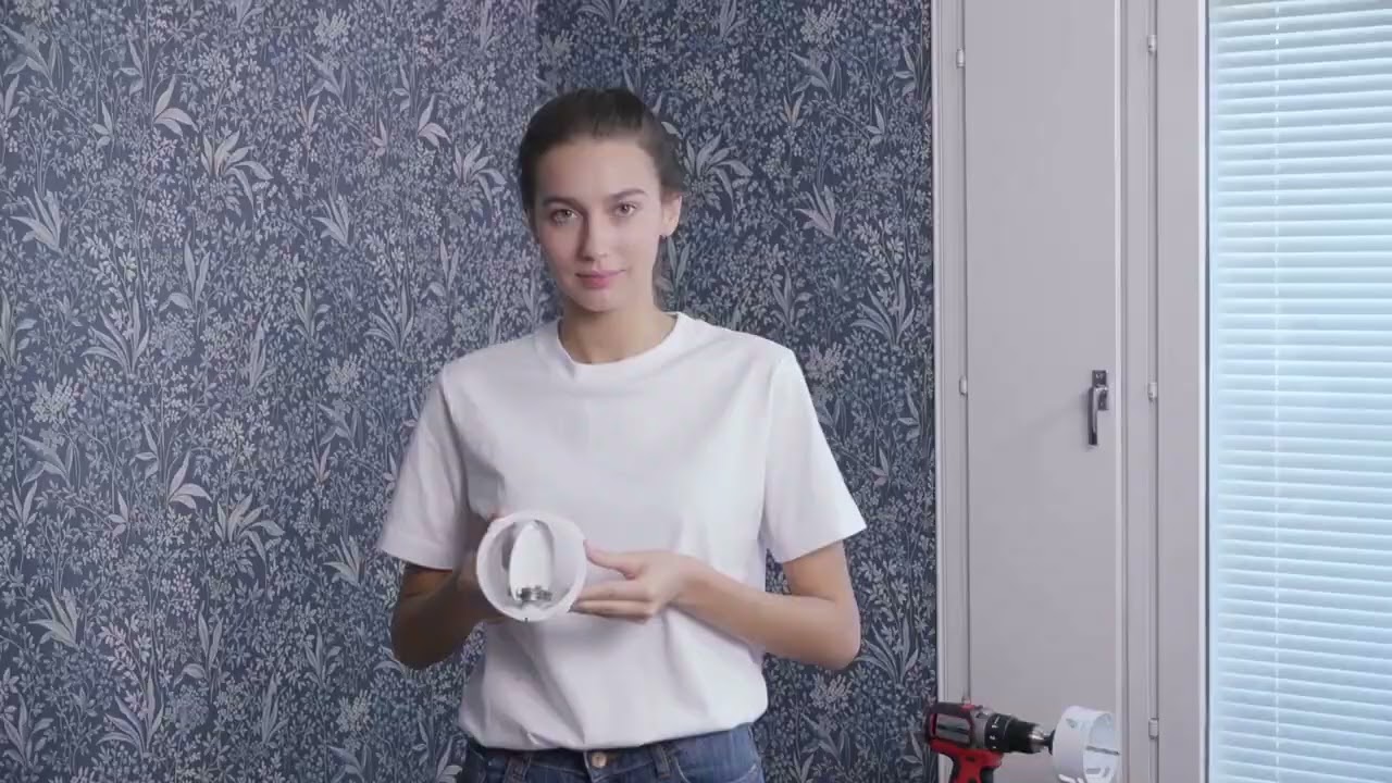 Монтаж приточного клапана VILPE WIVE