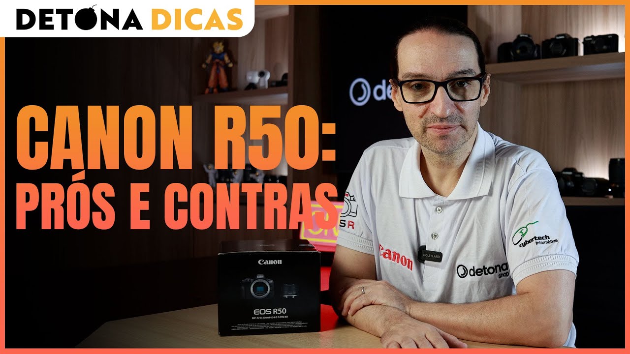PRÓS E CONTRAS: CANON EOS R50 - Detona Dicas feat. Armando Vernaglia Jr.