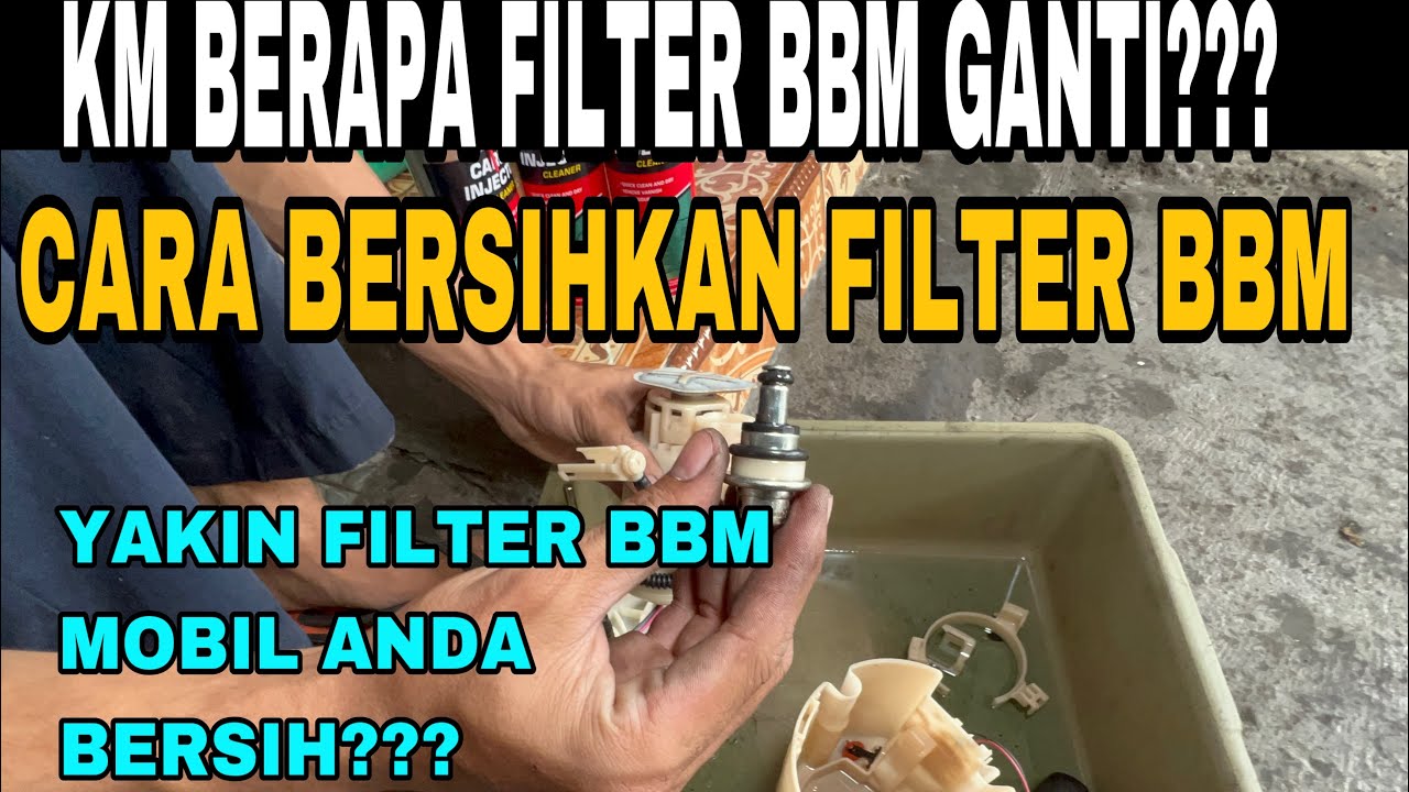 TUTORIAL LENGKAP BERSIHKAN / GANTI FILTER BBM HONDA MOBILIO