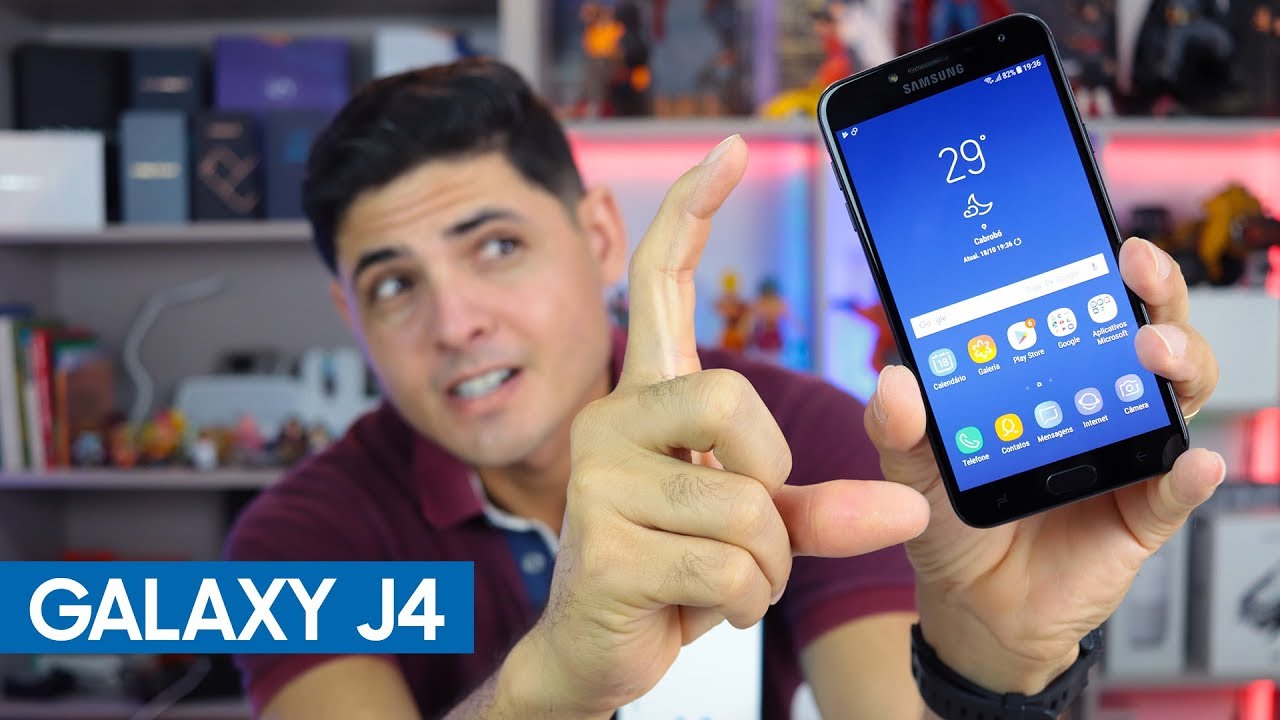 GALAXY J4 - Se quer compra-lo assista até o final! Unboxing e Impressões
