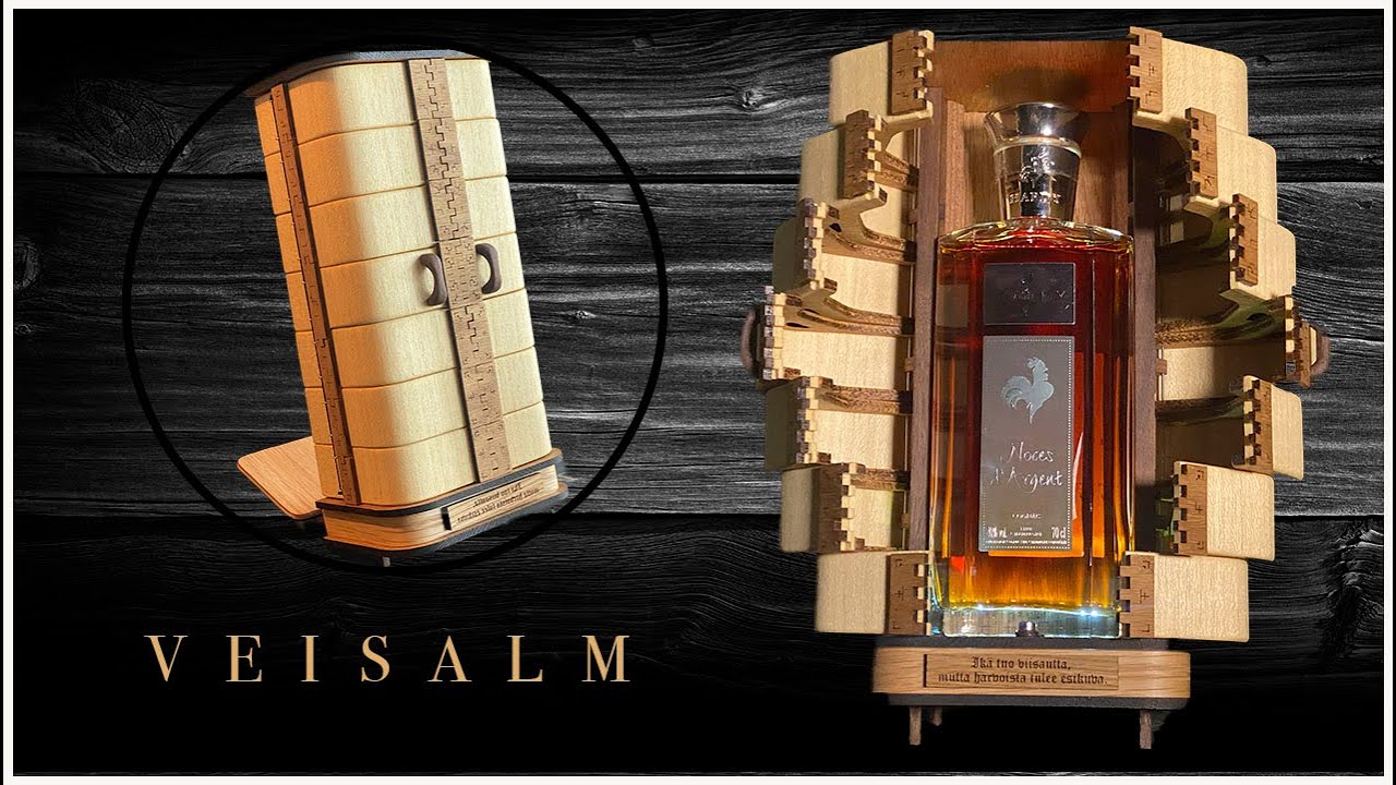 Making of wooden cognac gift case