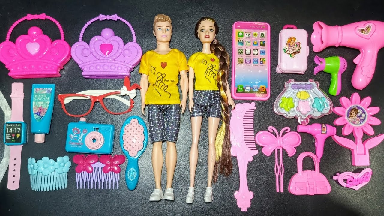 ASMR Toys 9:03 Minutes Satisfying with Barbie and Ken Hello Kitty Fashion Toys