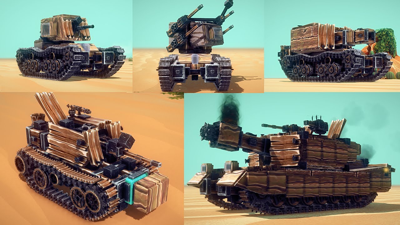 [비시즈] 경전차 마개조 총집편 (BESIEGE)