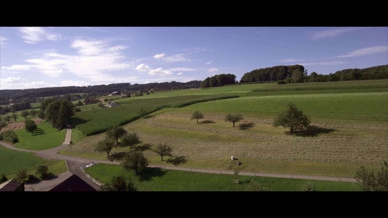 Sursee Switzerland Aerial Footage (4k)