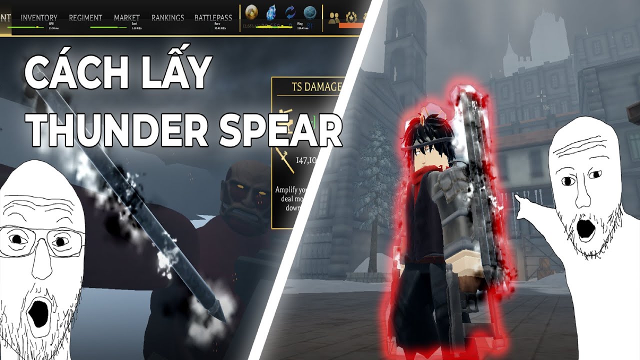 Hướng dẫn cách lấy Thunder Spear trong Attack On Titan Revolution (Thương lôi)