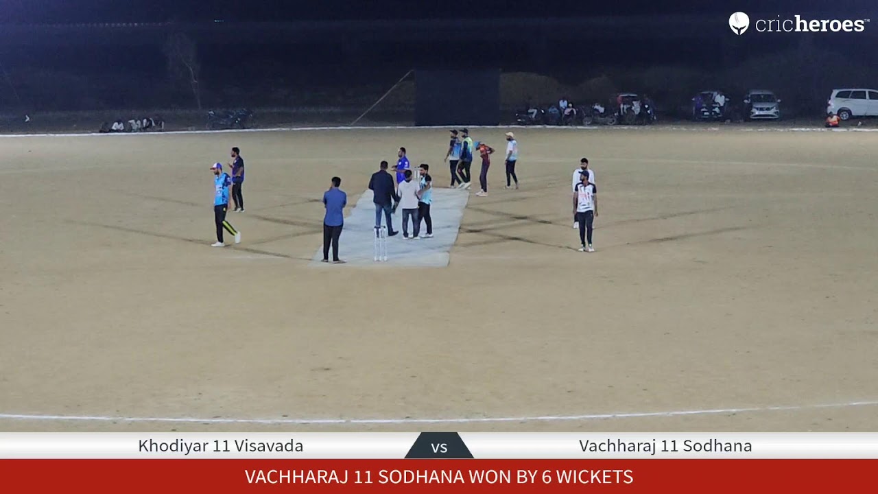 Live Cricket Match | Khodiyar 11 Visavada vs Vachharaj 11 Sodhana | 17-Apr-23 10:26 PM 10 | Veer Vi