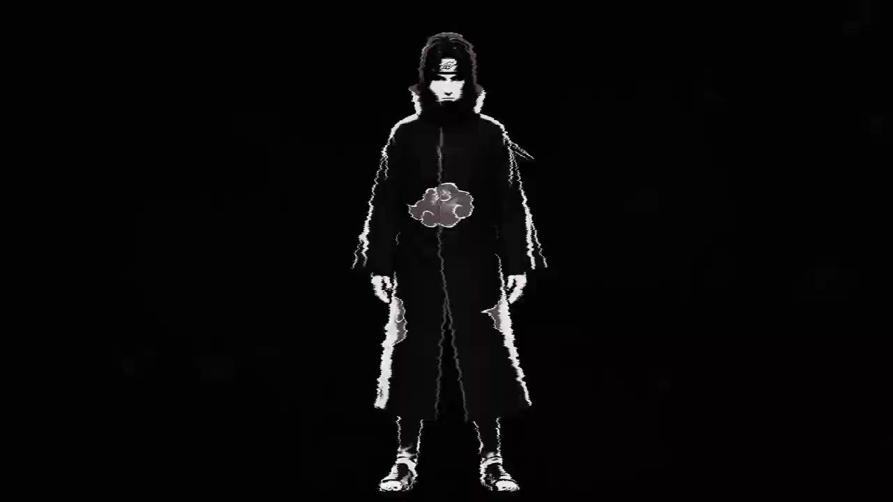 Uchiha Itachi (Naruto) | 3-Scene 3D Loop Edit (Black Screen) 4K