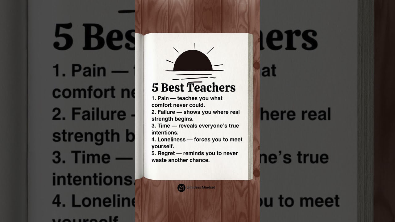 5 Best Teachers in Life 