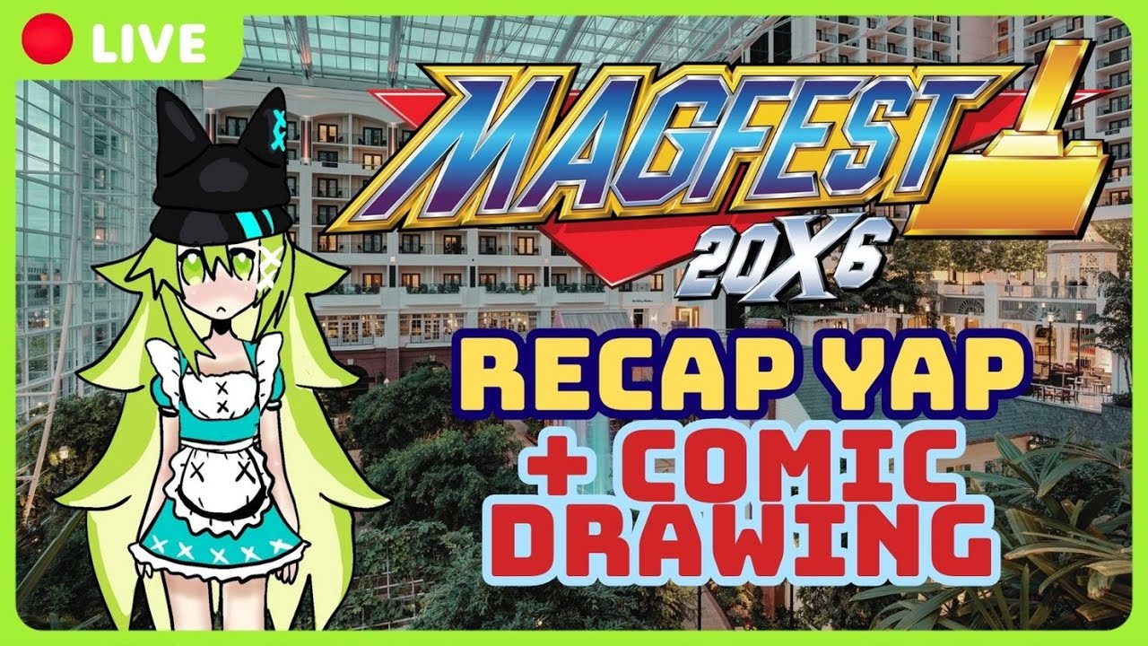 💚MAGFEST RECAP with friends!!💚COMIC DRAWING💚 #vtuber