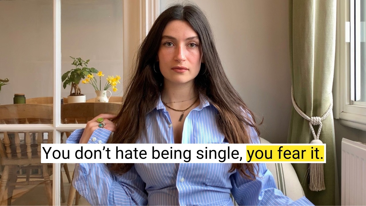 How to be comfortable being single + alone (reject societal pressure + patriarchy)