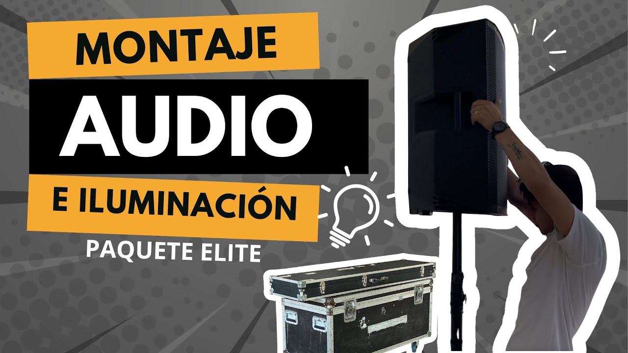 🔊💡 Montando AUDIO e iluminación en CASA DE LUJO para un evento privado (Paquete Elite)
