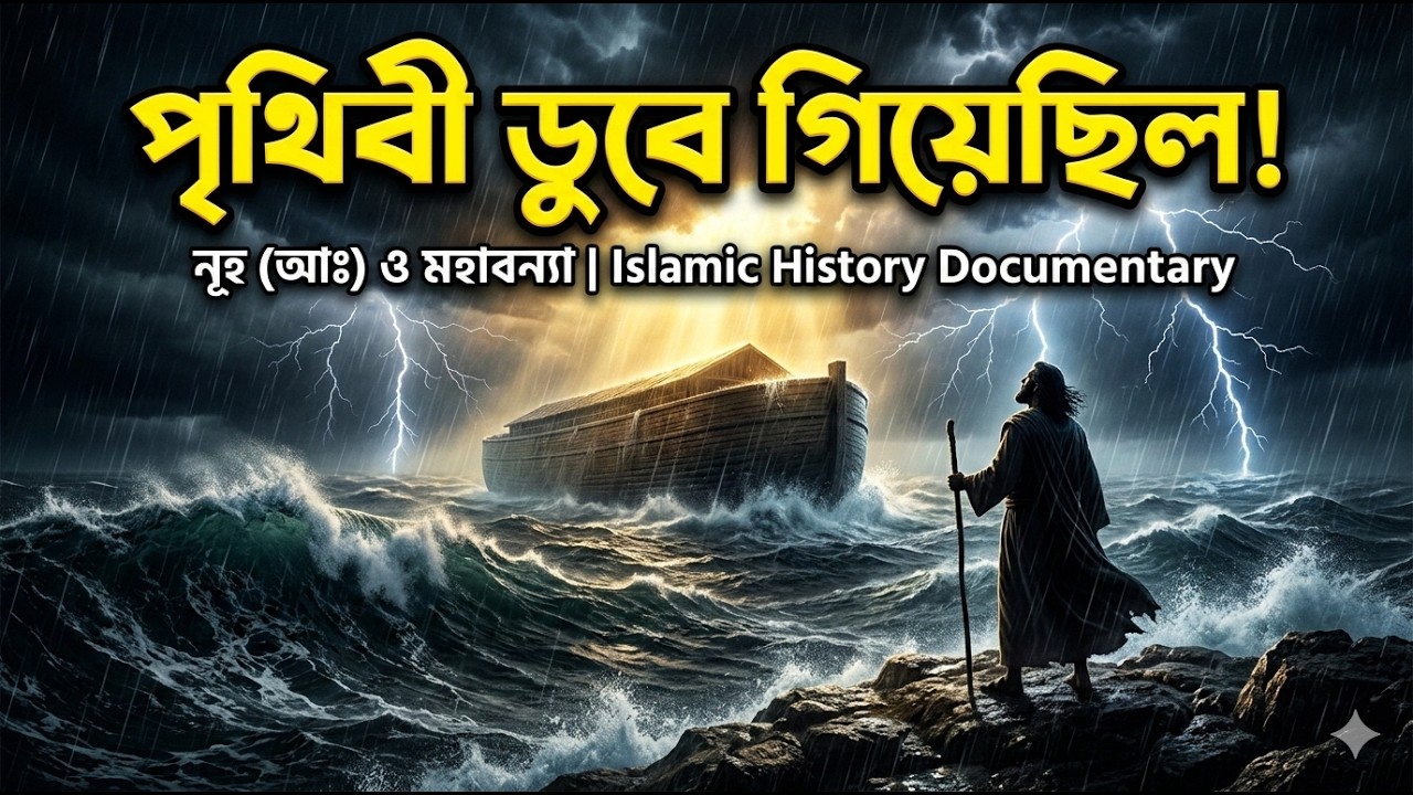 যে বৃষ্টি পৃথিবী কখনো দেখেনি | আর একমাত্র কিশতি যা ছিল আল্লাহর হেফাজতে | Islamic Story