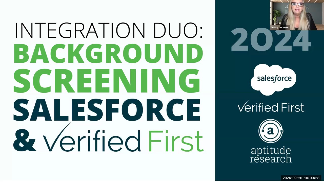 Background Screening With Salesforce & Verified First