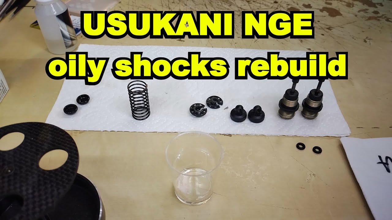 USUKANI NGE shock rebuild witk Yokomo and MST parts