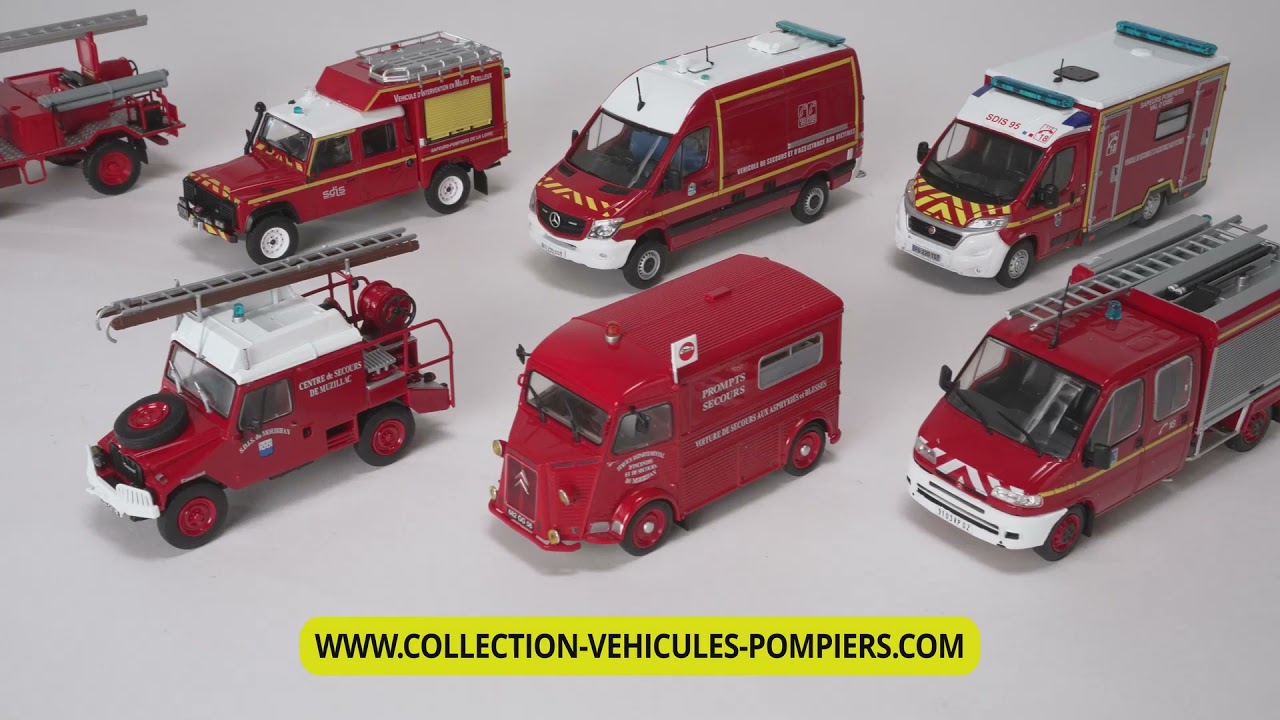 V&eacute;hicules l&eacute;gers de sapeurs-pompiers | Hachette Collections