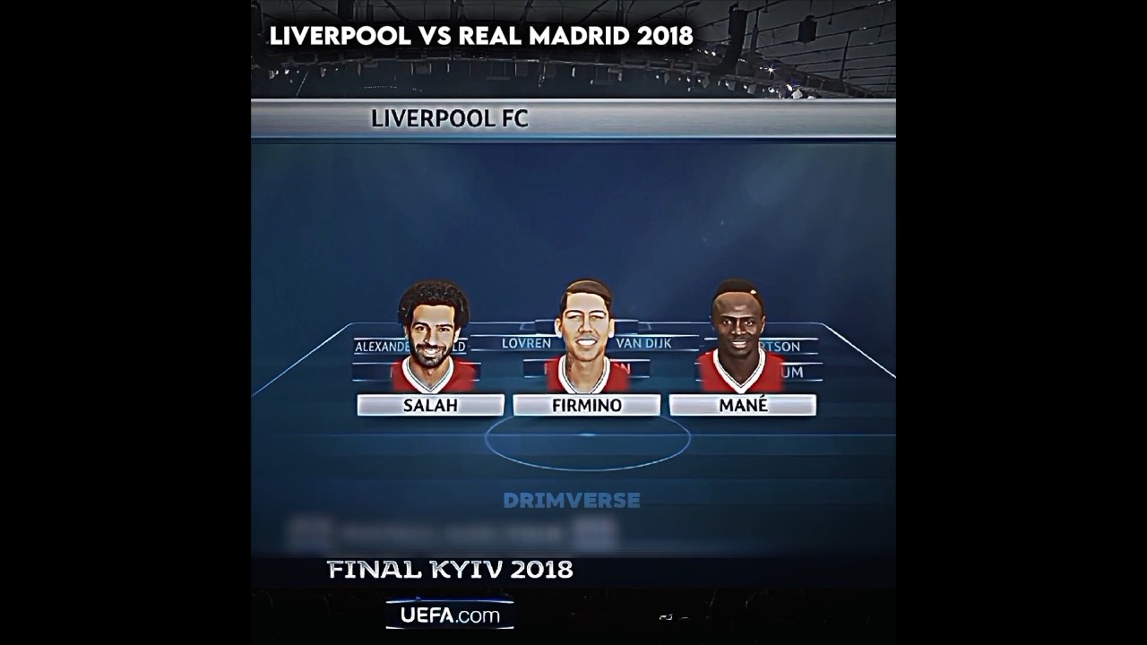 Liverpool vs Real Madrid 2018 Champions League final. #championsleague #liverpoolvsrealmadrid #bale