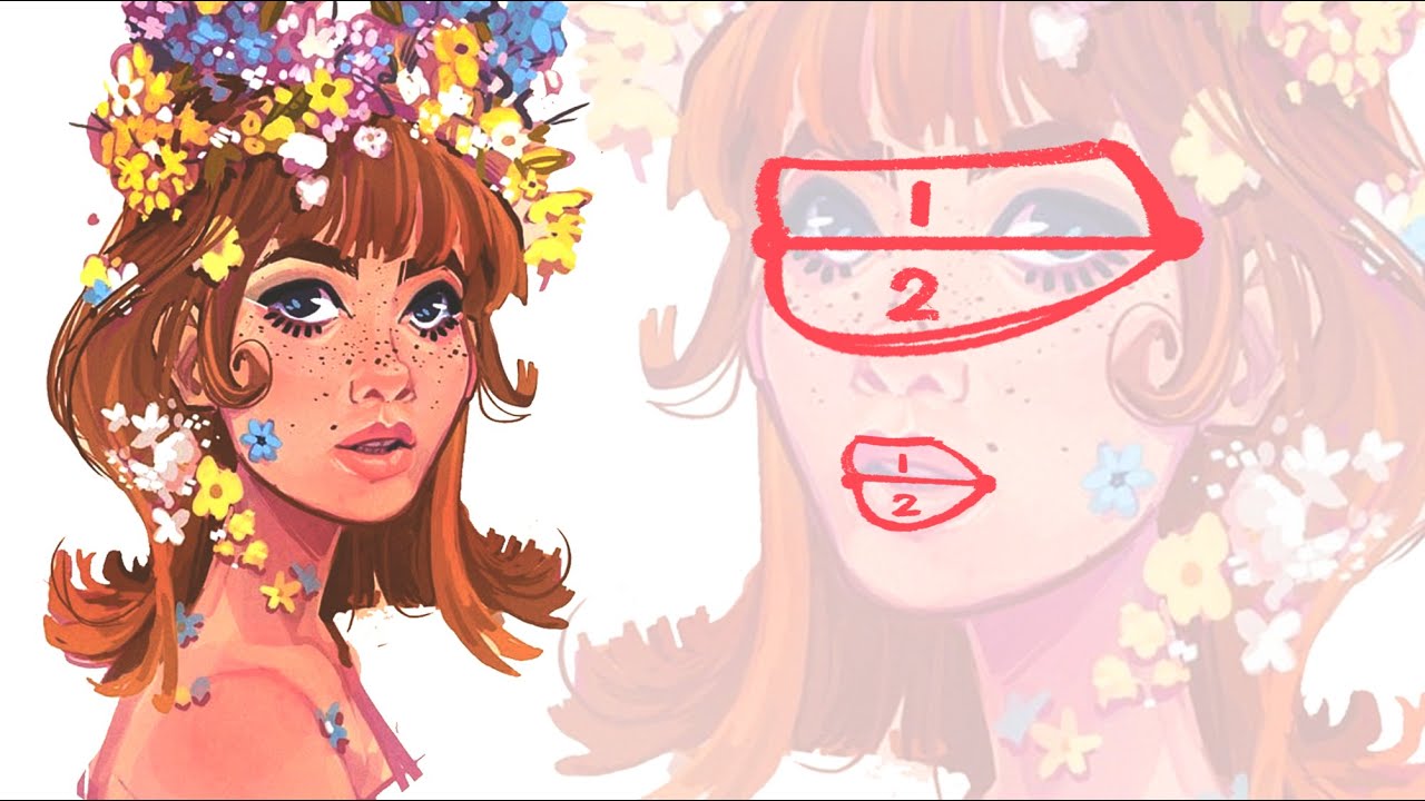 ИСПРАВЛЕНИЕ DrawingWiffWaffles с ОДНОЙ ФОРМОЙ для ГЛАЗ, НОСА, ГУБ и ЛИЦА! нарисуйте голову под лю...