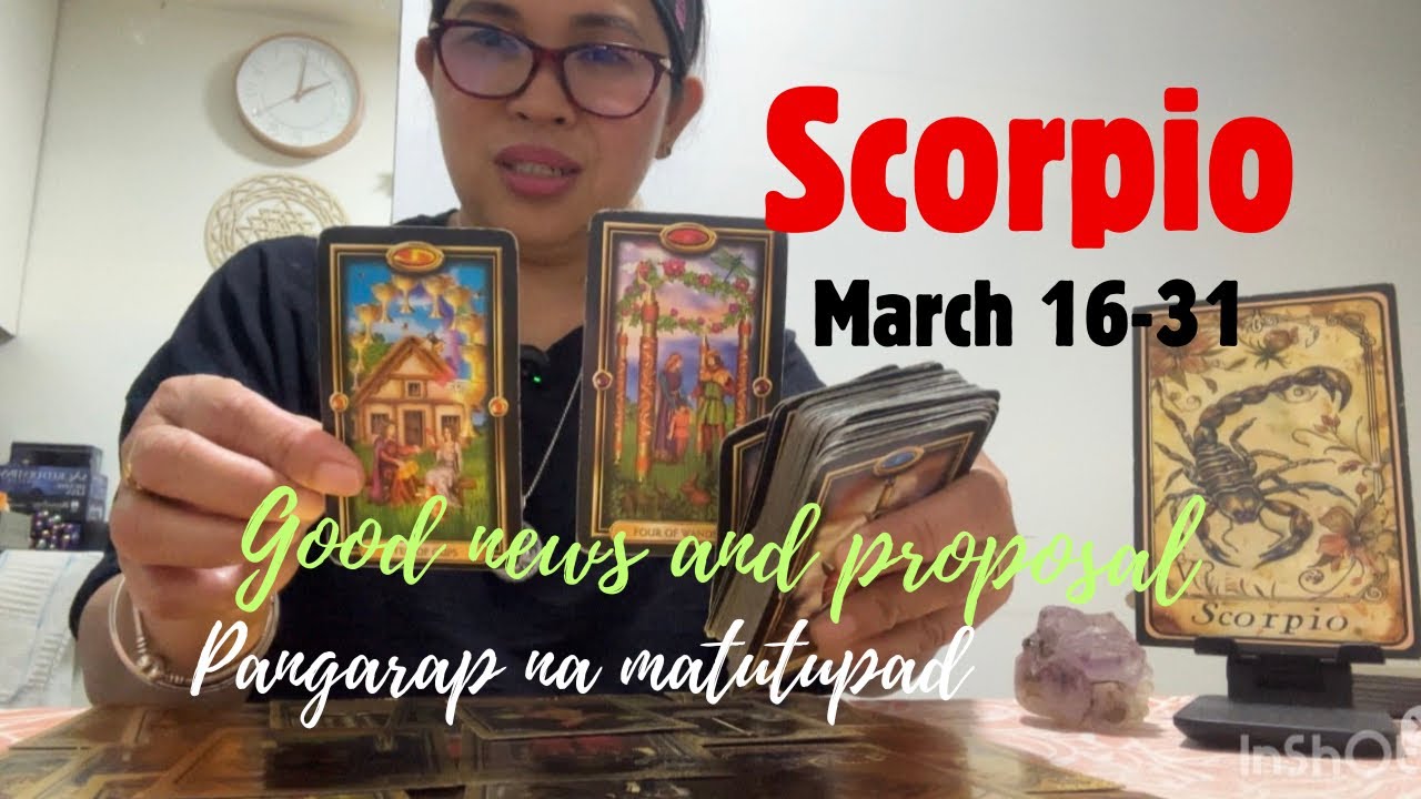 SCORPIO ♏️ MAY PANGARAP NA MATUTUPAD / MARCH 16-31 🔮💰💃☘️⭐️