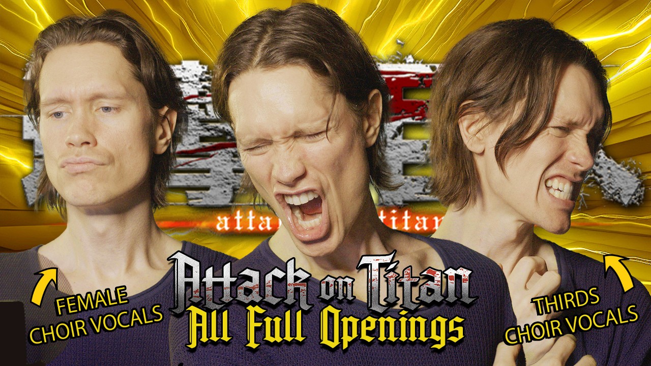 ALL (FULL) ATTACK ON TITAN OPENINGS 進撃の巨人のすべてのオープニングを歌う