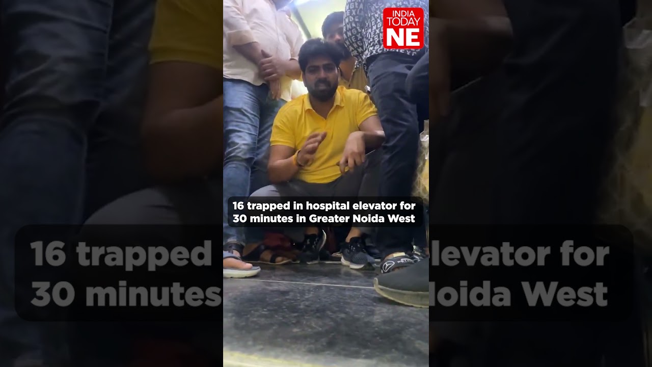 16 trapped in hospital elevator for 30 minutes in Greater Noida West