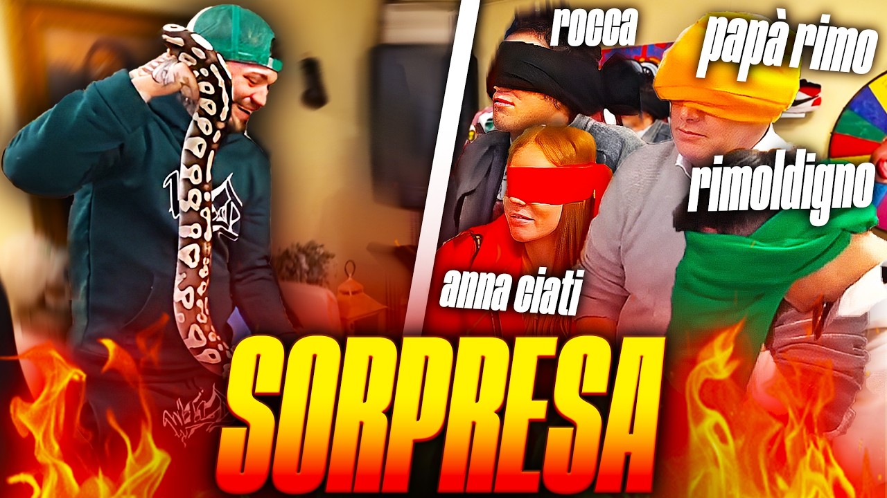 ANNA CIATI,RIMOLDIGNO,PAPA RIMO e ROCCA SORPRESI con DEGLI ANIMALI!