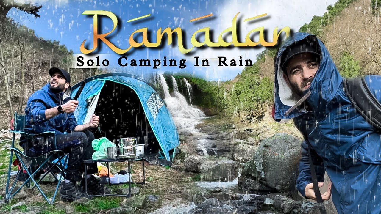 Solo Camping In Heavy Rain in Ramadan 🌧️ || The Umar