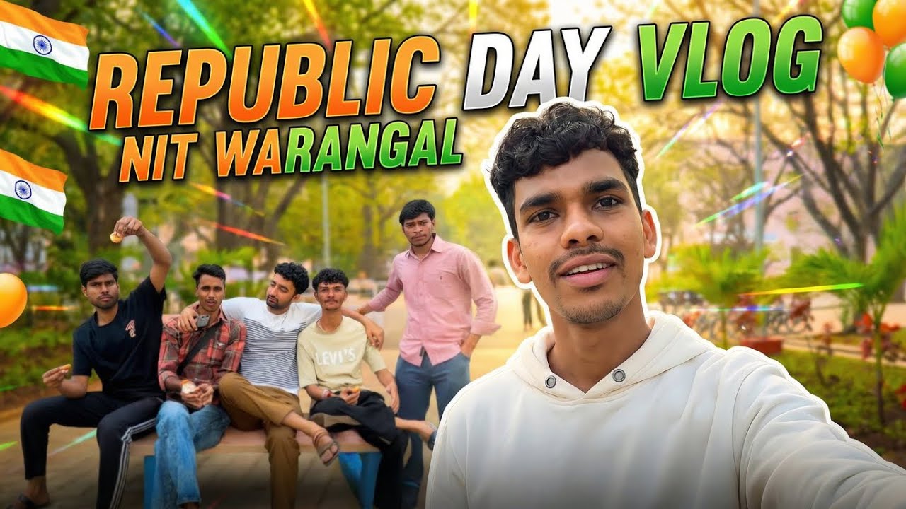 Republic Day 🇮🇳 2026 NIT Warangal Vlog 1