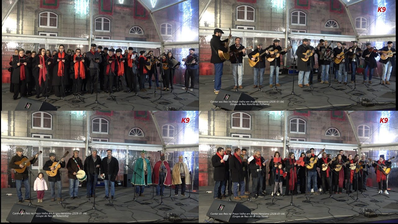 Cantar aos Reis na Praça Velha-  Agualva, O Palheiro,   Ribeirinha e Vila Nova (2025-01-04)