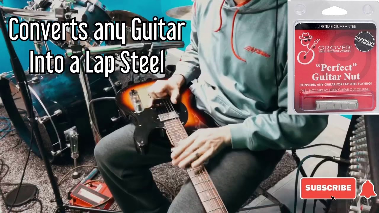 Как переделать гитару в Lap Steel — Grover Perfect Nut — демонстрация и обзор