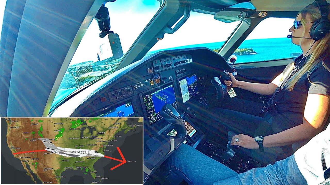 California to Bermuda! In A Private Jet! Oceanic Operations and ATC Shoutout! 