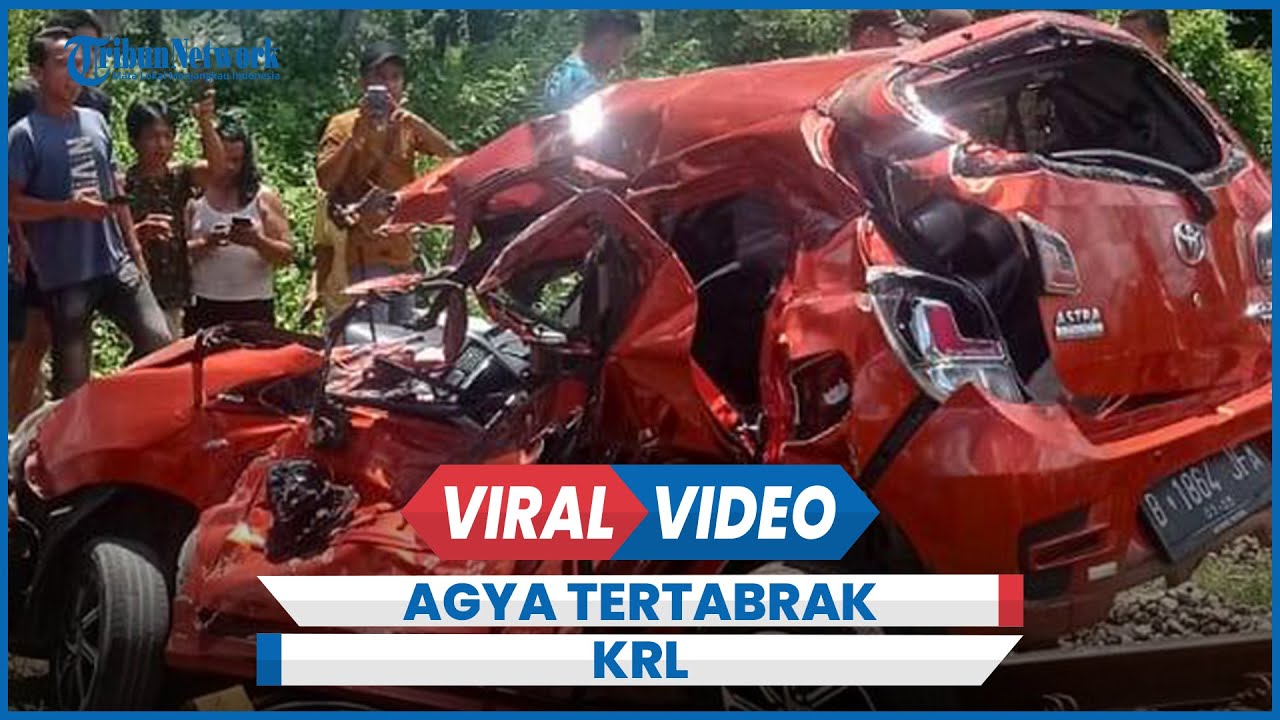 Kecelakaan Agya Tertabrak KRL Tanah Abang-Rangkasbitung Terseret 100 Meter, 2 Meninggal