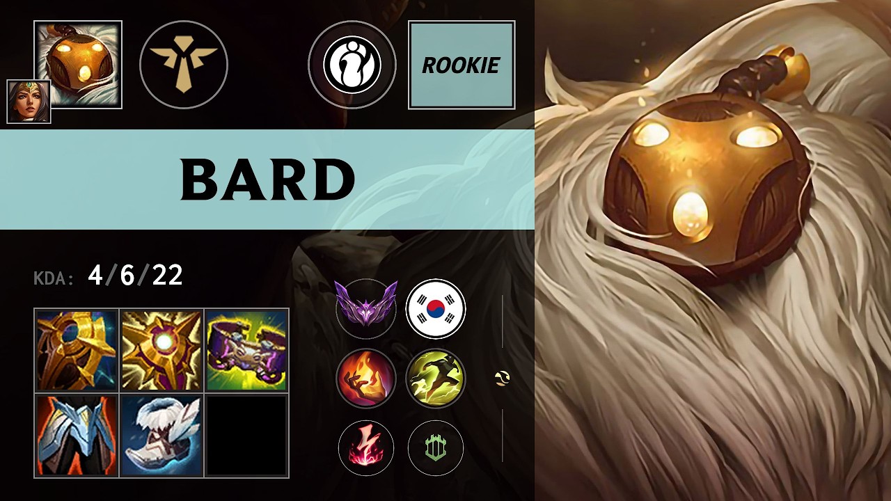 (IG Rookie) Bard Support vs Pyke - KR Master Patch 26.15